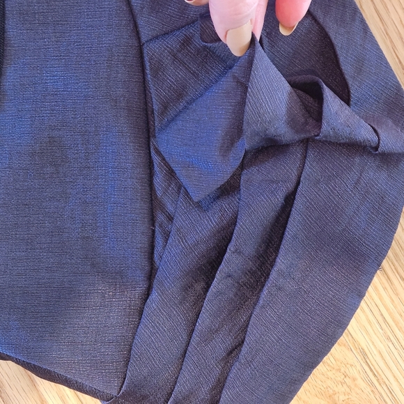 BCBGMaxAzria Sheath Dress sz 10 work cocktail tailored classic Blue Black - Picture 4 of 11